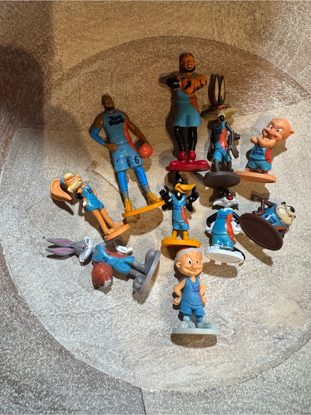Blue Team Cartoon Character Figure Lot- Kids Action Play Figures